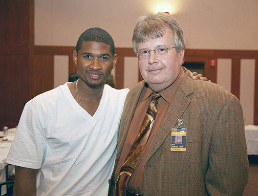 Dr. Steve Nelson and Usher